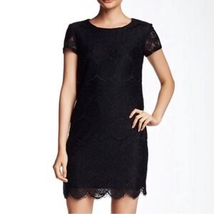 Laundry By Shelli Segal Lace Overlay Shift‎ Dress